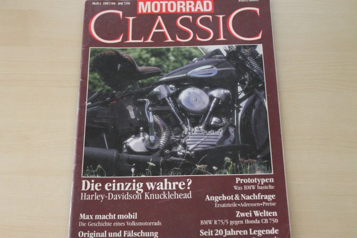 Motorrad Classic 01/1987